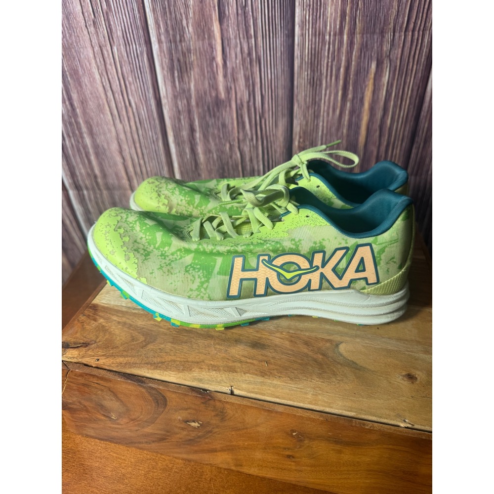 Hoka Crescendo XC Running Spikes Mens 10 Womens 11.5 Green Teal 1141272 LLC
